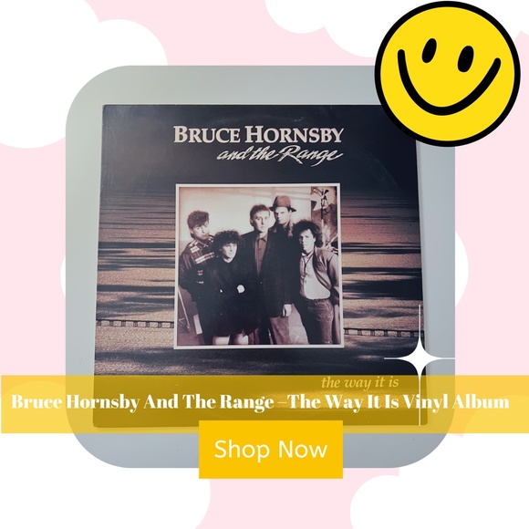 Bruce Hornsby And The Range – The Way It Is Vinyl Album - Picture 1 of 4